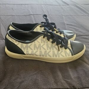 Michael Kors Blue And White Sneakers